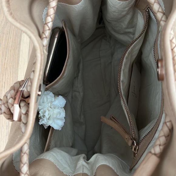 JOIE Mabel Leather Bucket Bag - Brown Cross body - Picture 8 of 16